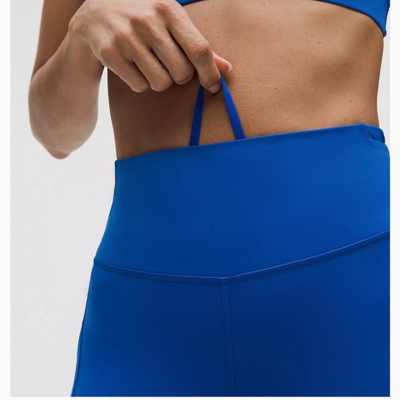 Lululemon athletica Fast & Free Cobalt Blue Leggings - Picture 8 of 9